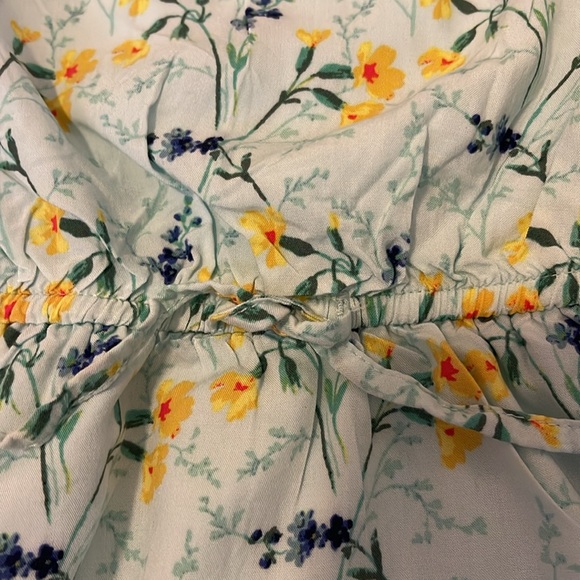 Gap Kids Girls Easy Raglan Floral Flutter Dress XS - Picture 5 of 10